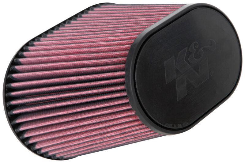 K&N Universal Clamp-On Air Filter 7in x 5-3/16in Flange 10in x 6-1/4in B 6-3/4in x 4-1/2in T 8in H RU-5292