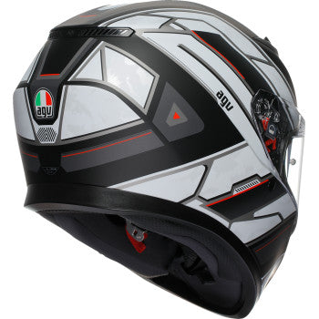 AGV K3 Helmet - Rivia - Matte Black/White - Medium 2118381004-019-M