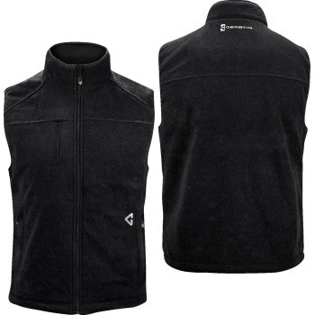 GERBING HEATED CLOTHING 7V Thermite Fleece Heated Vest 2.0 - Black - Small GERTFVST7VMBS