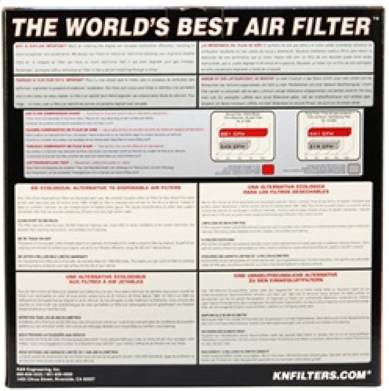 K&N Replacement Air Filter DODGE TRUCK 1971-81 E-1250
