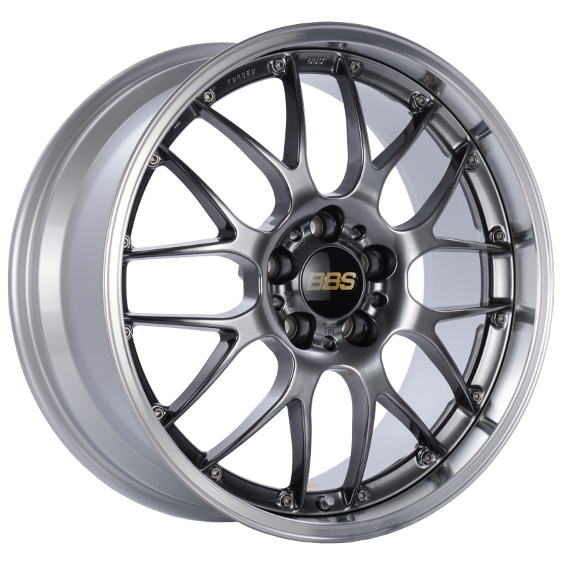 BBS RS-GT 18x8.5 5x120 ET38 CB72.5 Diamond Black Center Diamond Cut Lip Wheel RS909EDBPK