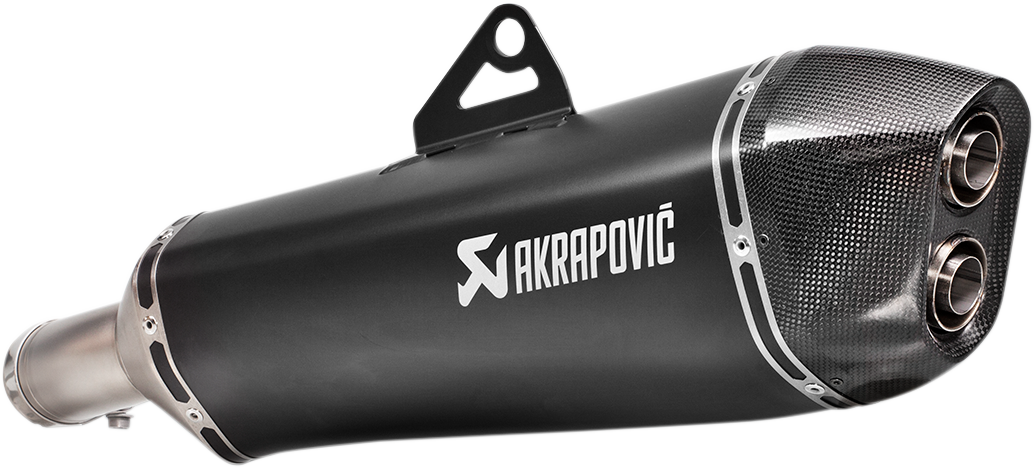 AKRAPOVIC Muffler - Titanium - Black F700GS/F800GS S-B8SO6-HZAABL 1811-3249