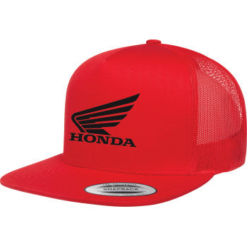 FACTORY EFFEX Honda Alpha Snapback Hat - Red 28-86300