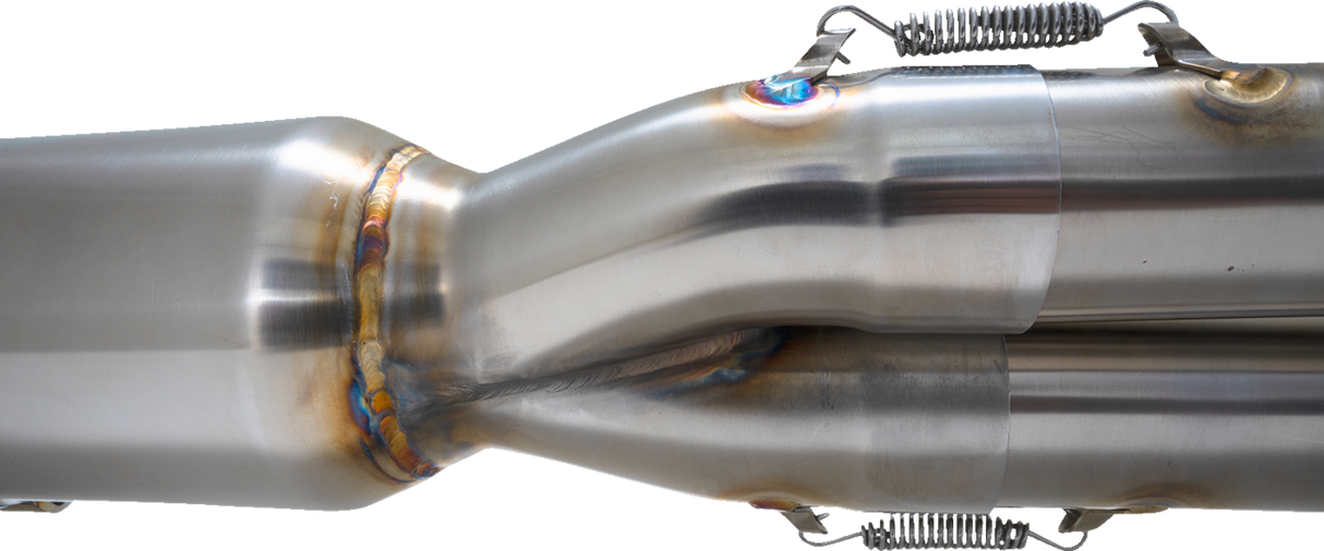 VANCE & HINES Hi-Output RR Exhaust System - Brushed Glide FLTRXST 2017-2024 27321