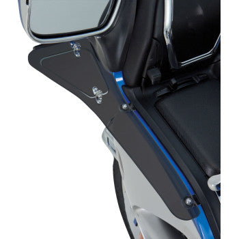 SHOW CHROME Upper Wind Deflectors - GL 1800 52-665U