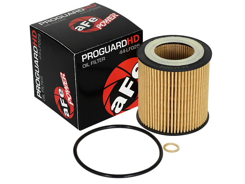 aFe Pro GUARD D2 Oil Filter 06-19 BMW Gas Cars L6-3.0T N54/55 - 4 Pack 44-LF029-MB