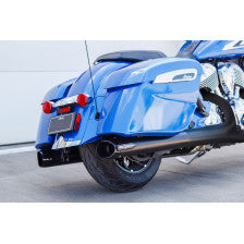 S&S CYCLE 4" Broadhead Slip-On Mufflers Slash Cut Indian Chieftain Black 550-1075