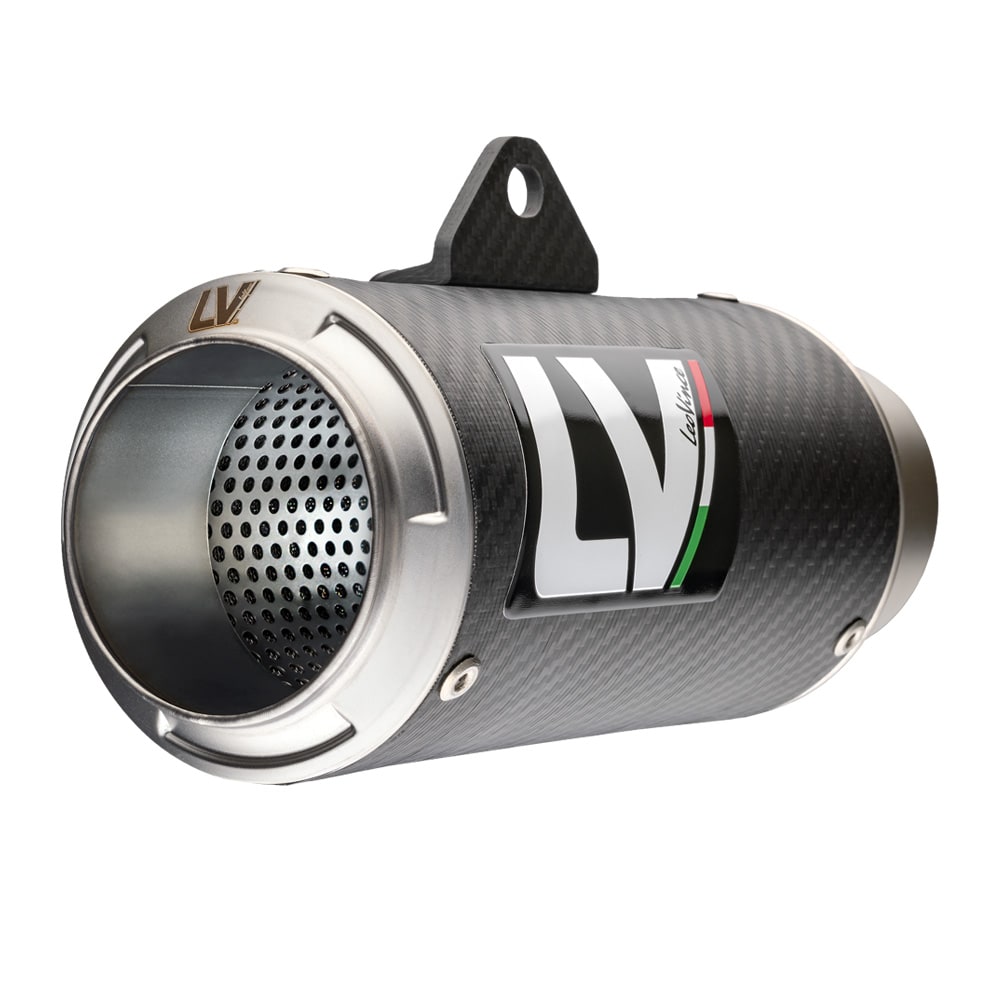 LEOVINCE LV Corsa Muffler - Carbon Fiber Ninja 400/500 2018-2024-2025 15400CU 1811-4304