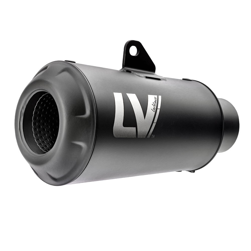 LEOVINCE LV-10 Slip-On Muffler - Full Black Scrambler 2023-2024 15266FB
