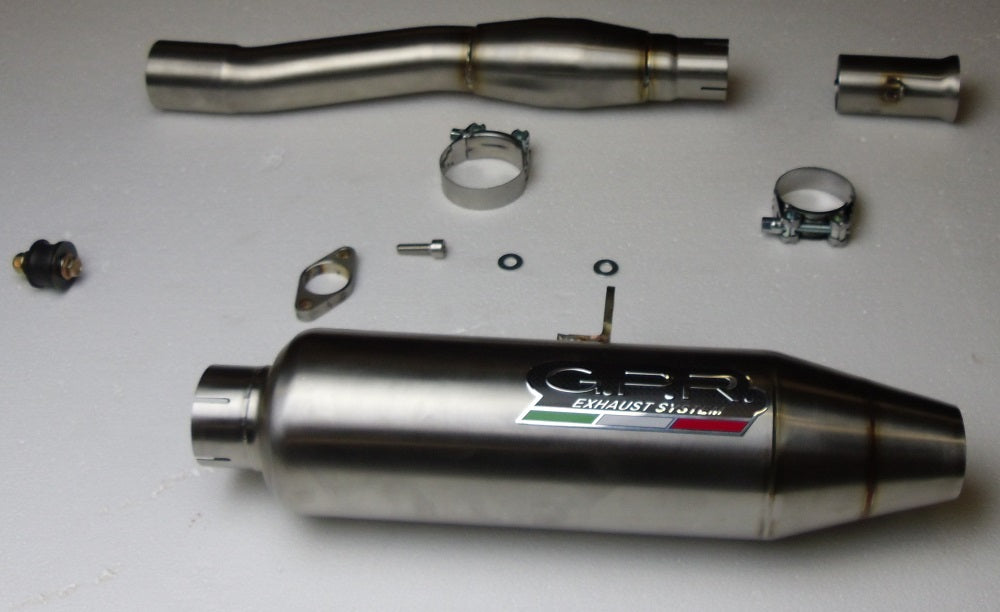 GPR Deeptone Slip-on Exhaust, Removable DB Killer, Link Pipe Can Am Outlander 800 2009-2015 QUSP.145.DEATV