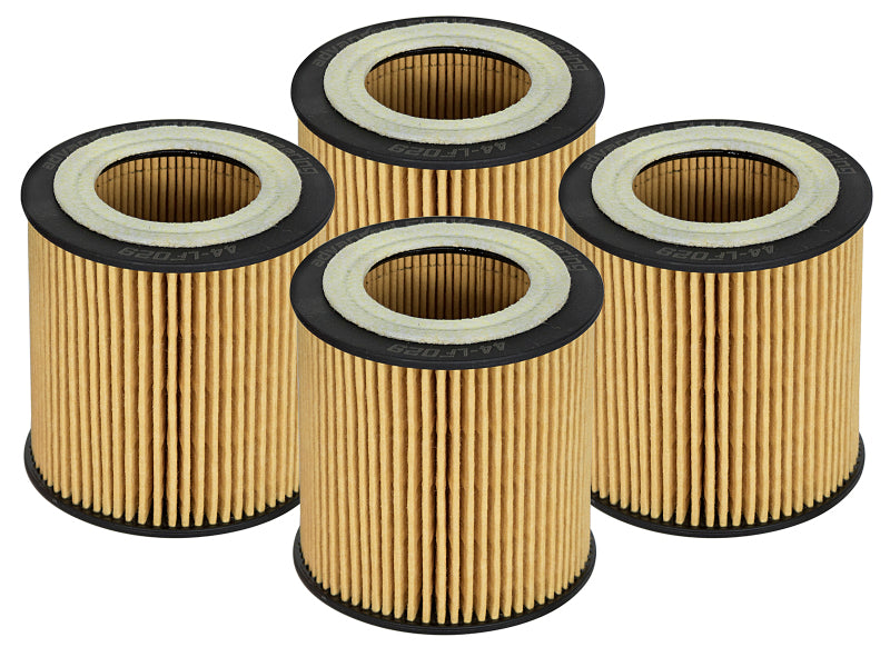 aFe Pro GUARD D2 Oil Filter 06-19 BMW Gas Cars L6-3.0T N54/55 - 4 Pack 44-LF029-MB