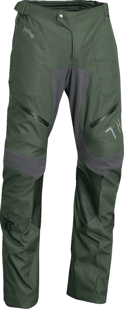 THOR Terrain Überstiefelhose - Armeegrün/Anthrazit - 34 2901-10454