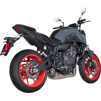 AKRAPOVIC Racing Line Exhaust System - Titanium - Yamaha MT-07/XSR 700 2021-2024 S-Y7R8-HEGEHT/1 1811-4620