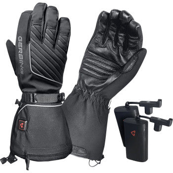 GERBING HEATED CLOTHING Women's 7 V Atlas Ultra-Flex Battery Heated Gloves - Black - Medium GER-AFGV-7V-W-M