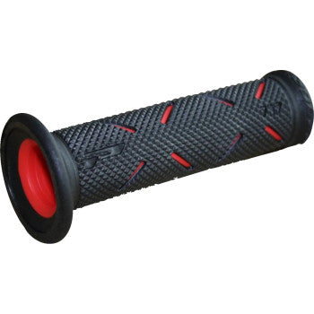 PRO GRIP 717 Road Grips - Dual - Black/Red PA071700RO02