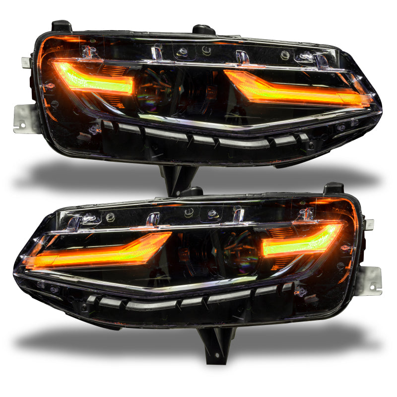 Oracle 19-21 Chevy Camaro LS/LT RGB+A Headlight DRL Kit - ColorSHIFT w/ BC1 Controller SEE WARRANTY