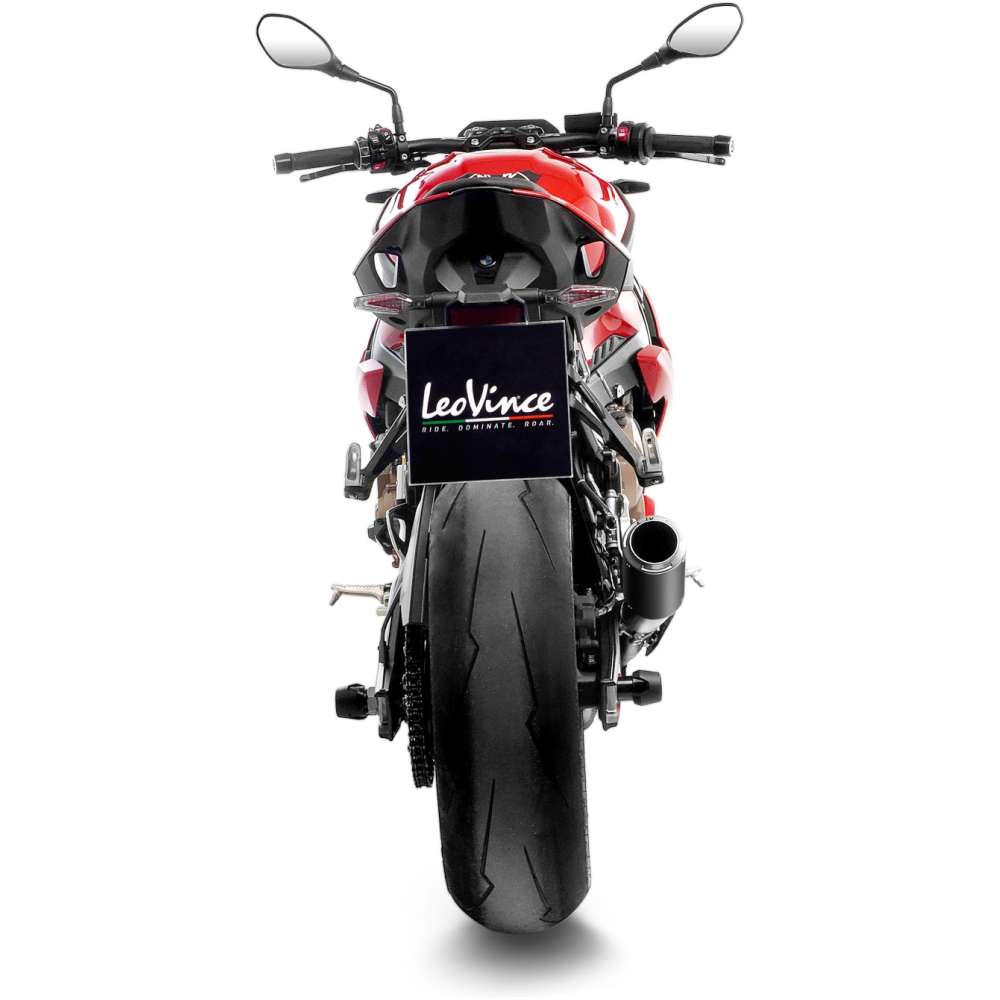 LEOVINCE LV Corsa Slip-On Muffler - Black S1000R 2021-2023 15407B 1811-4499