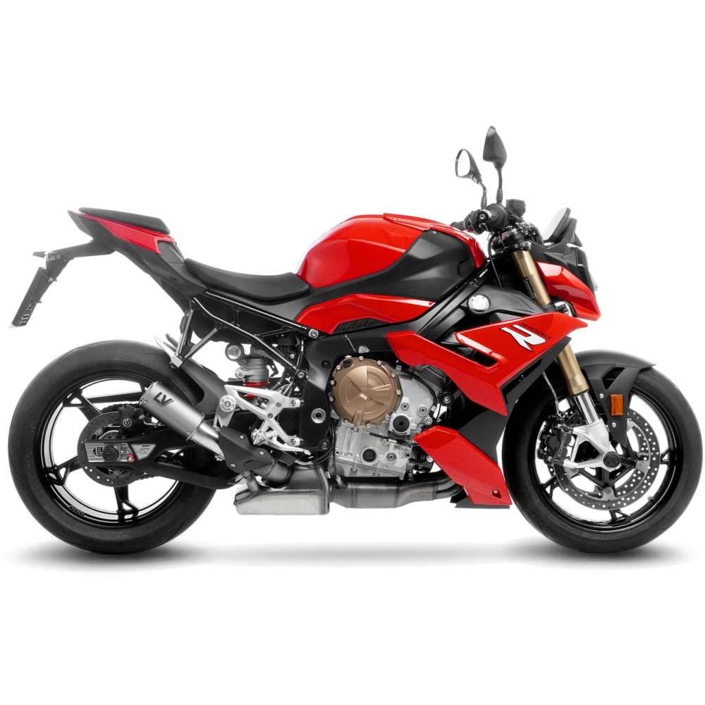 LEOVINCE LV Corsa Slip-On Muffler - Titanium S 1000R 2021-2024 15407TU 1811-4501