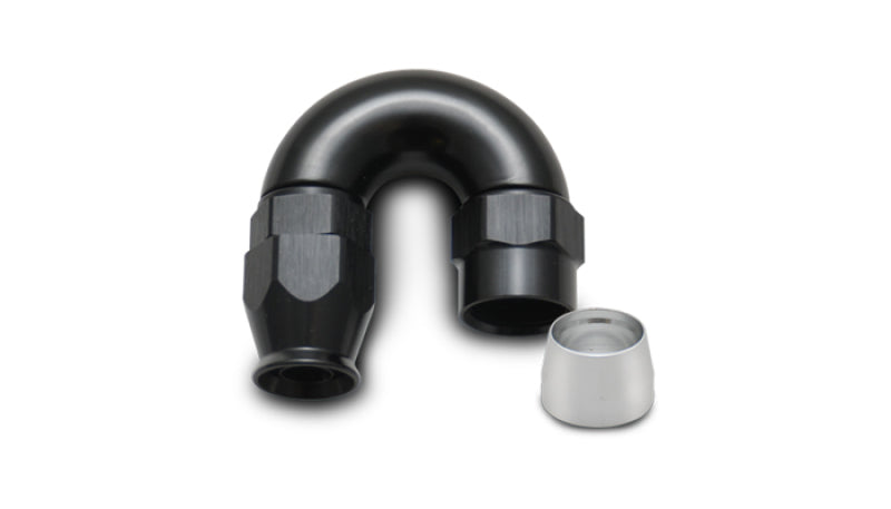 Vibrant 180 Degree High Flow Hose End Fitting for PTFE Lined Hose -12AN 28812