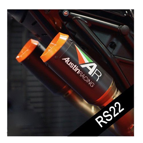 Austin Racing 2024 - 2025 HONDA CBR600RR dB COMPLIANT AND RACE BOX-DELETE EXHAUST SYSTEM AR47