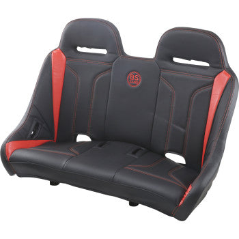 BS SAND Extreme Bench Seat - Black/Deep Orange Maverick X3 EXBEDODTC