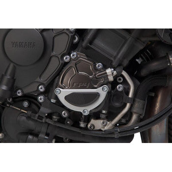 SW-MOTECH Engine Case Protector - Black/Silver - Yamaha - MT-10 2018-2024 MSS.06.564.10000