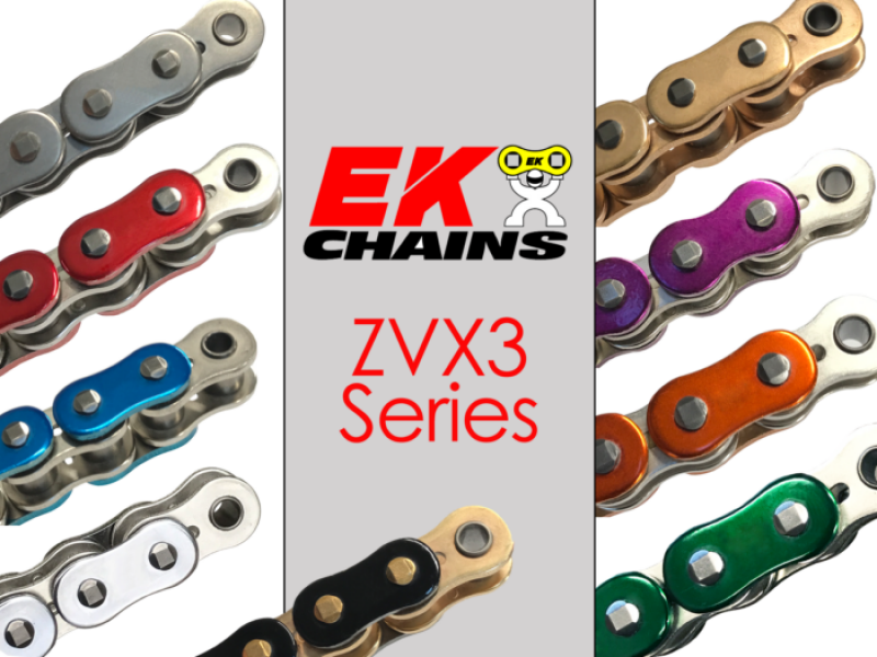 Vortex Racing 530 ZVX3 Rivet Master 150 Links- Black Gold 530ZVX3-150KG
