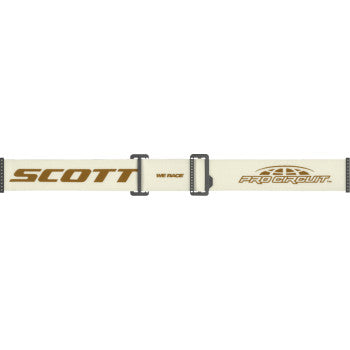 SCOTT Prospect Pro Circuit Amplifier Goggle - Beige/White/Brown - Gold Chrome Works Lens 423514-1074324