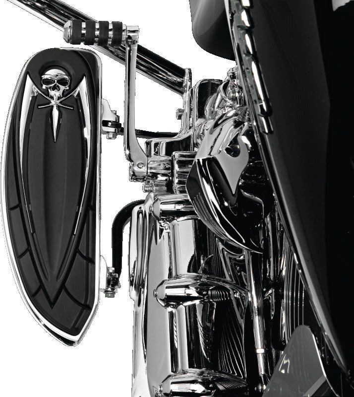 Kuryakyn Floorboard Relocator Brackets 17-23 Touring Chrome 4588