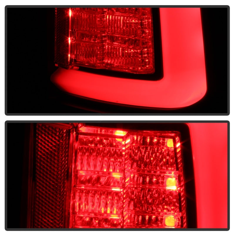 Spyder 09-16 Dodge Ram 1500 Light Bar LED Tail Lights - Black ALT-YD-DRAM09V2-LED-BK 5084026