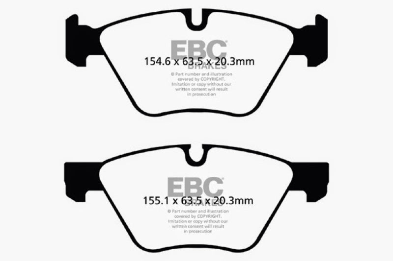 EBC 09+ BMW Z4 3.0 (E89) Redstuff Front Brake Pads DP31493C