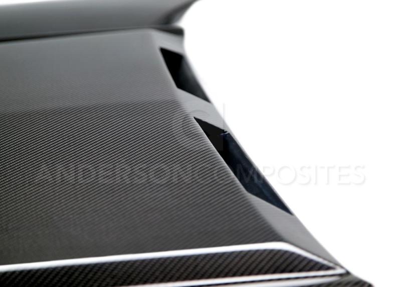 Anderson Composites 15-17 Ford Mustang (Excl. GT350/GT350R) Ram Air Double Sided Hood AC-HD15FDMU-AB-DS