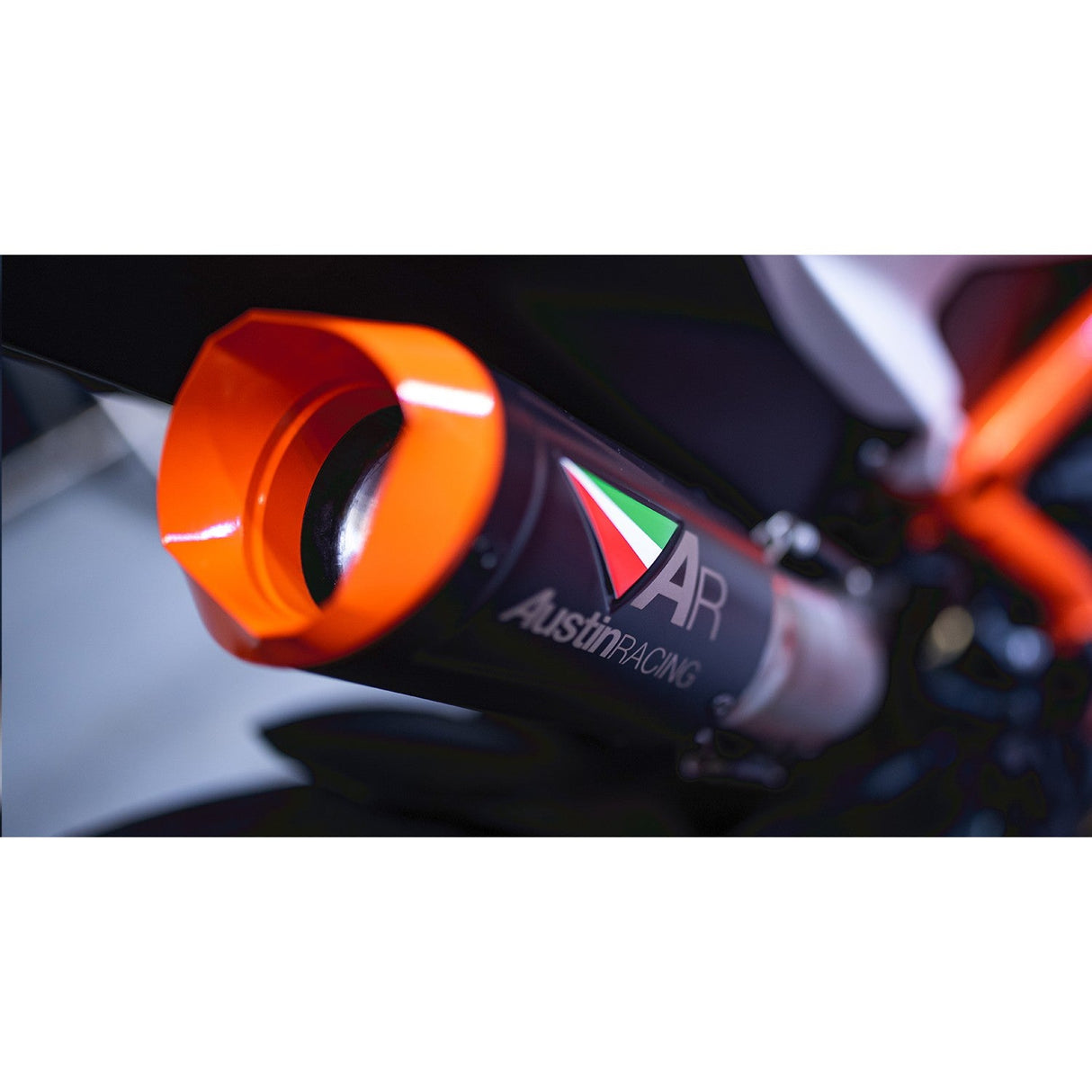 Austin Racing Black 2023 - 2024 KTM SUPERDUKE 1390 R/RR/EVO RS2 FULL RACE EXHAUST SYSTEM Dual pipes AR46