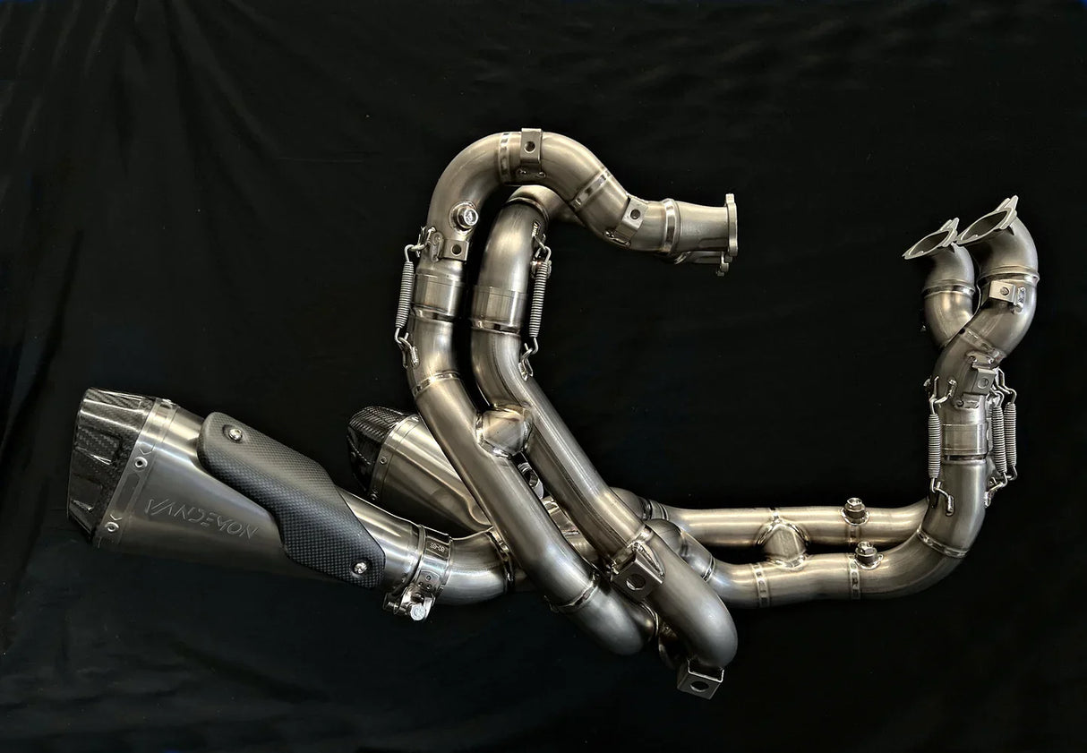 Vandemon Ducati V4 Panigale & Streetfighter Full Titanium Exhaust system 2020-2022 DUCV4TIEXHSYSNB VA-45