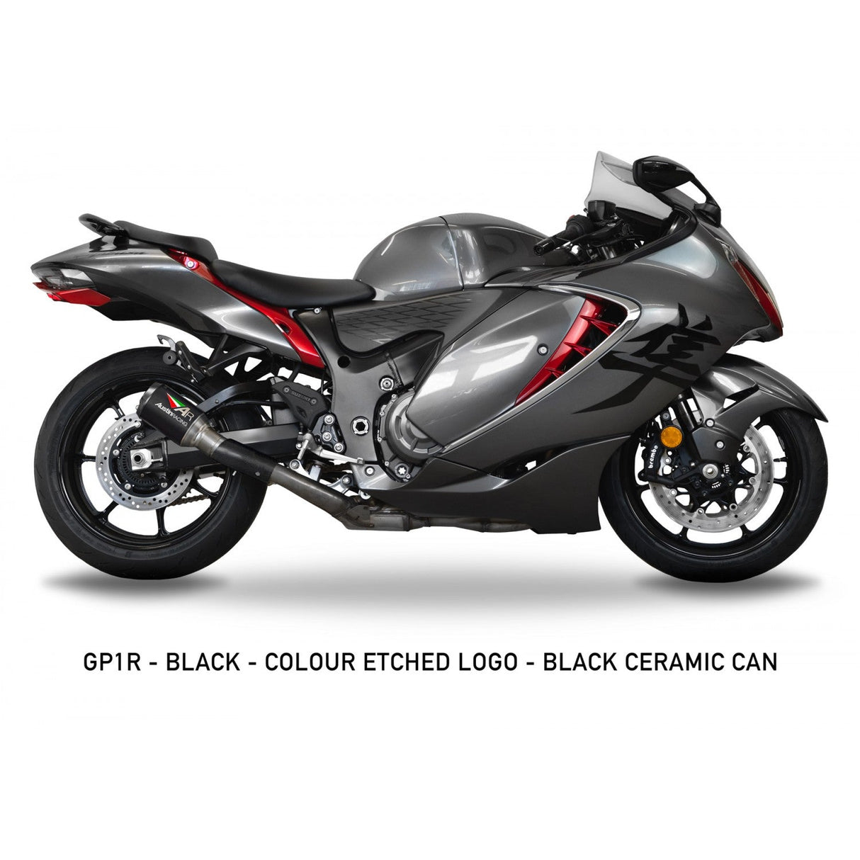 Austin racing GP1R dual SLIP-ON EXHAUST 60mm bore for 2021 - 2025 SUZUKI HAYABUSA AR0