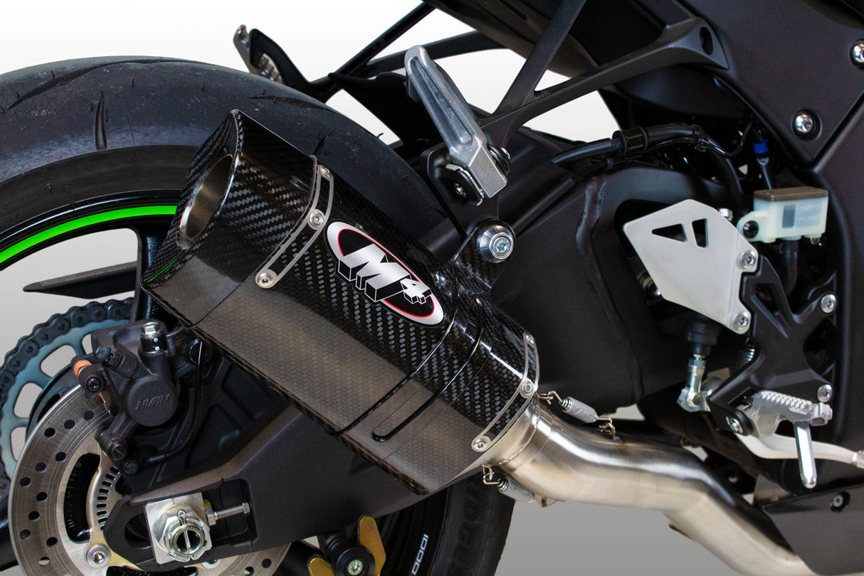 M4 Exhaust Titanium Half System with Tech 1 Carbon Fiber ZX10R 2021-2025 KA9974