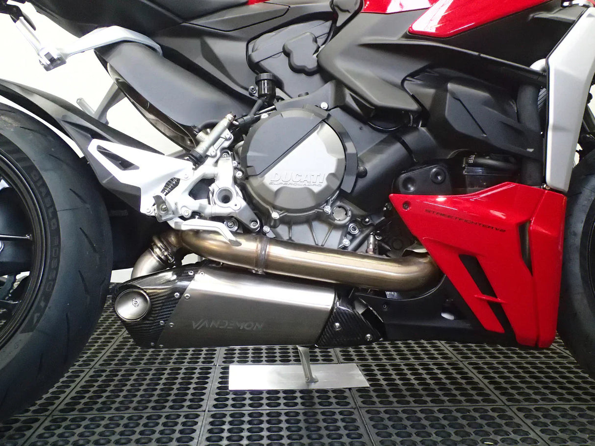 Vandemo Titanium Belly Slip-On Ducati V2 Panigale & Streetfighter 2019-24 DUCV2TIMUFFBELA VA-17