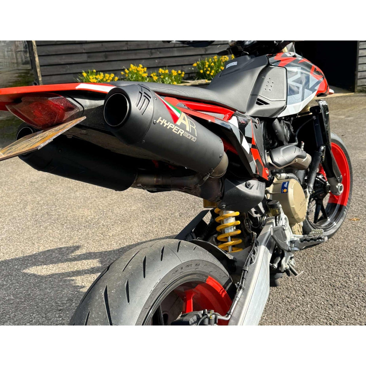 Austin Racing 2024-2025 DUCATI HYPERMOTARD 698 MONO TWIN EXIT SLIP-ON EXHAUST SYSTEM