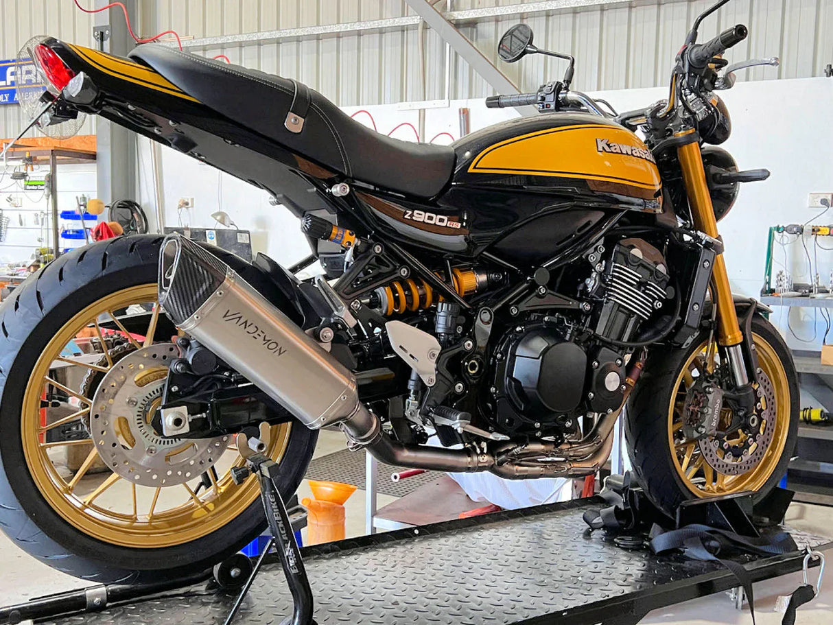 Vandemon Z900RS Cafe Racer Full Titanium Exhaust System 2018-24 KAWAZ900RSTITANEXHB VA-87