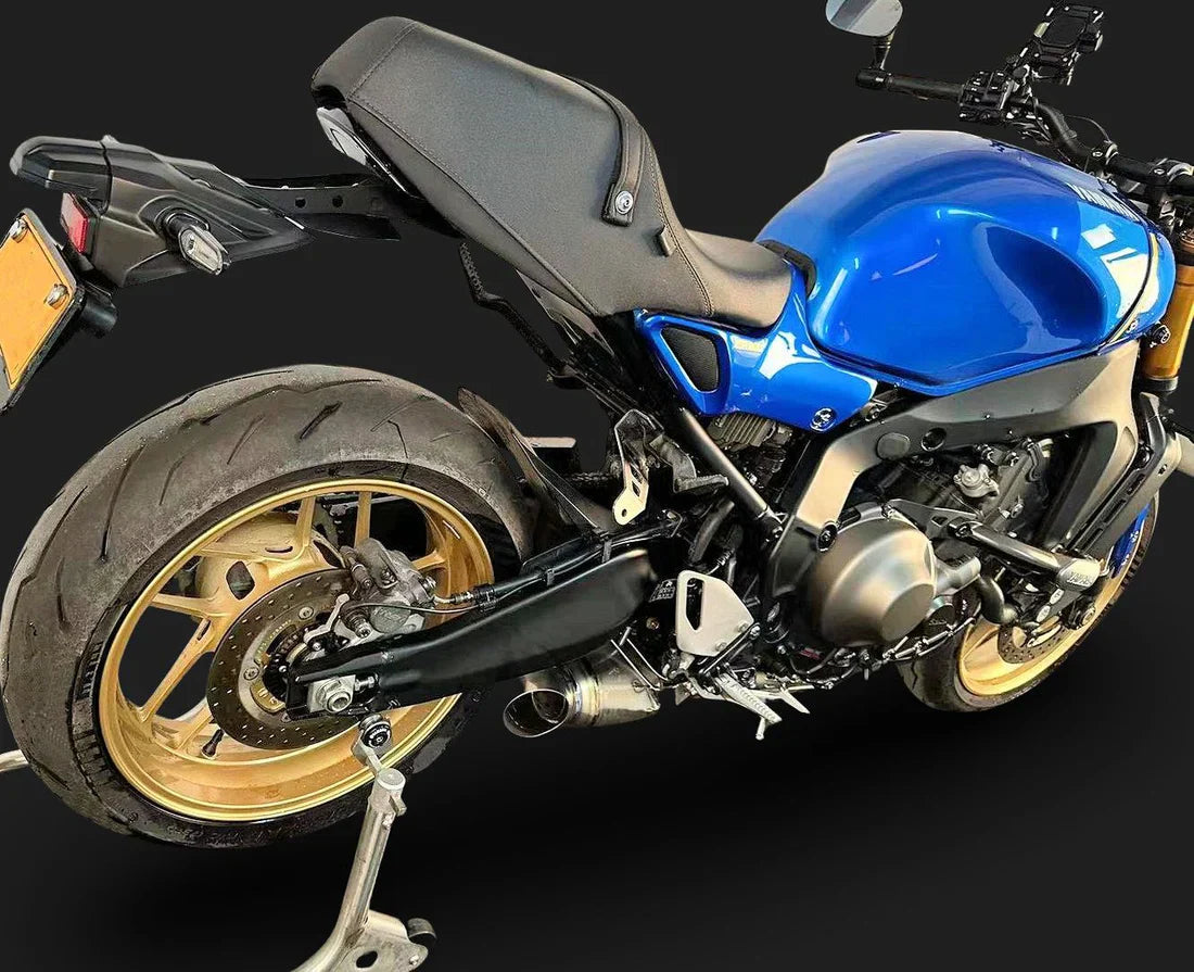 Vandemon Yamaha GEN4 2024 XSR900 and XSR900 GP Stealth Titanium Exhaust System YAMAXS9LMTIEXHWVA VA-162