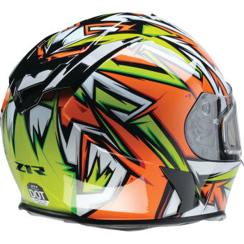 Z1R Warrant Snow Helmet - Neuron - Orange/Green - XS 0101-17223