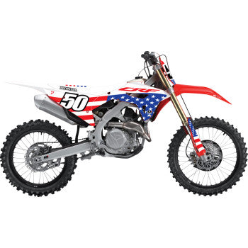 D'COR VISUALS Graphic Kit - USA Honda - CRF 250/450 R '21-'24 20-10-300