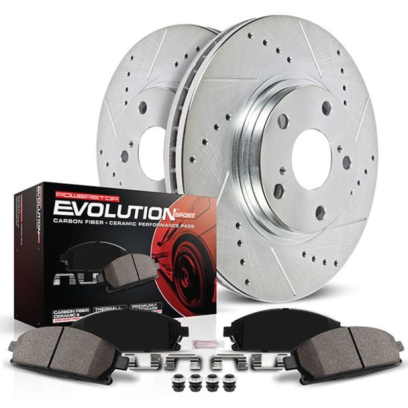 Power Stop 20-22 Lincoln Aviator Rear Z23 Evolution Brake Kit K8682