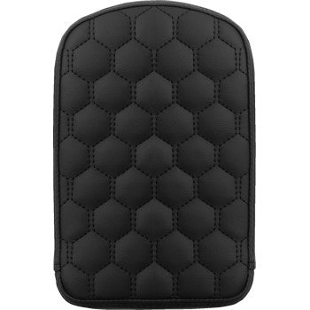 SADDLEMEN RoadSofa™ Sissy Bar Pad - Honeycomb - Black Stitching 41149