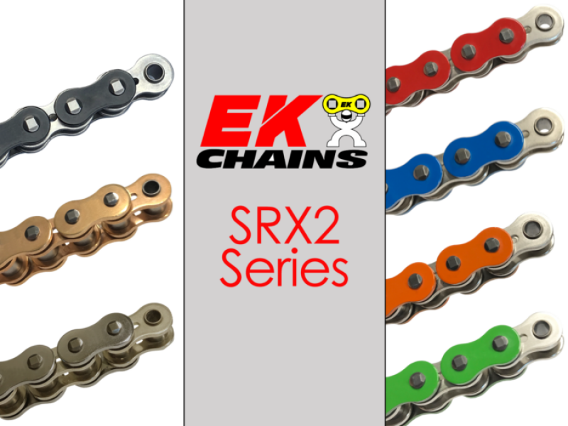 Vortex Racing 520 SRX2 Clip Master Semi Press 118 Links- Natural 520SRX2-118