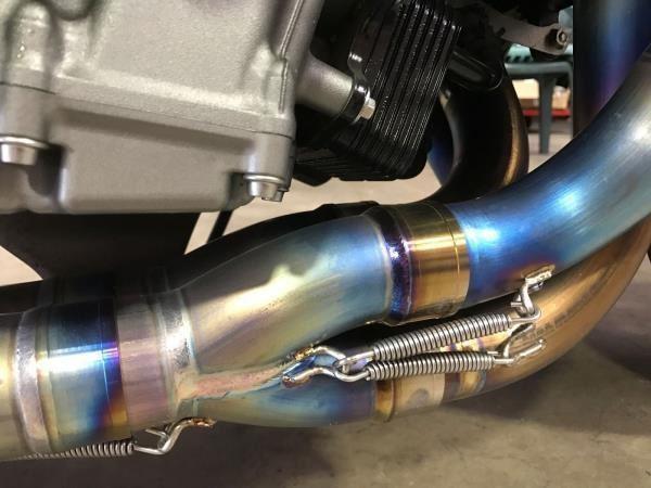 IN STOCK Vandemon Brushed Titanium Exhaust System Ninja H2 & H2R 2015-25 KAWAH2TICSBRUEXHD VA-2