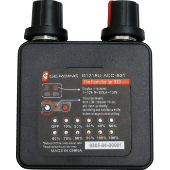 GERBING HEATED CLOTHING Dual Wireless Temp Controller - 12 V - Remote G1218U-ACC-931-001-1