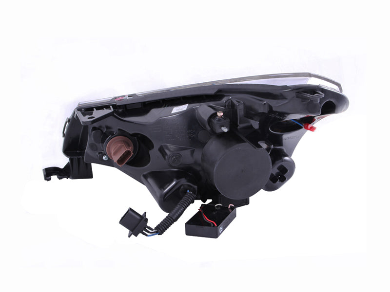 ANZO 2008-2011 Ford Focus Projector Headlights Black 121272