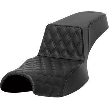 SADDLEMEN Step-Up Seat - Front Lattice Stitch - Extended Reach - Challenger '20-'24 I20-06E-172