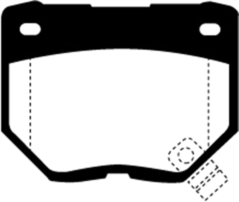 EBC 89-95 Nissan Skyline (R32) 2.6 Twin Turbo GT-R Ultimax2 Rear Brake Pads UD461